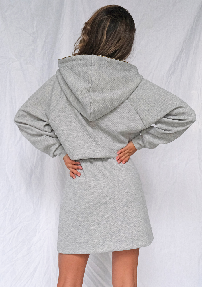 Sukienka z dzianiny Pik Szara