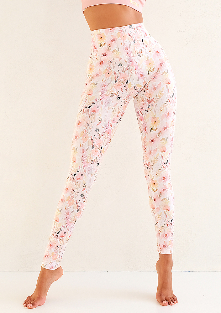 Legging Hi Pure Pink Flower