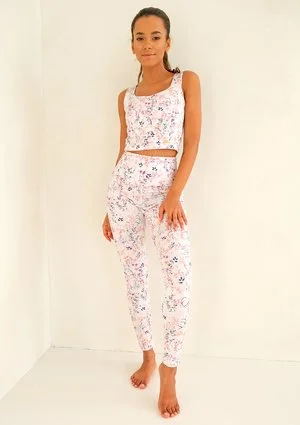 Short Top Tiny Flowers