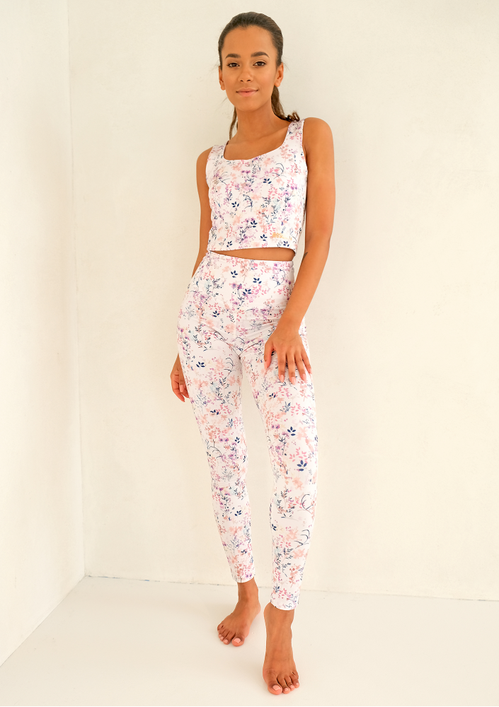 Short Top Tiny Flowers