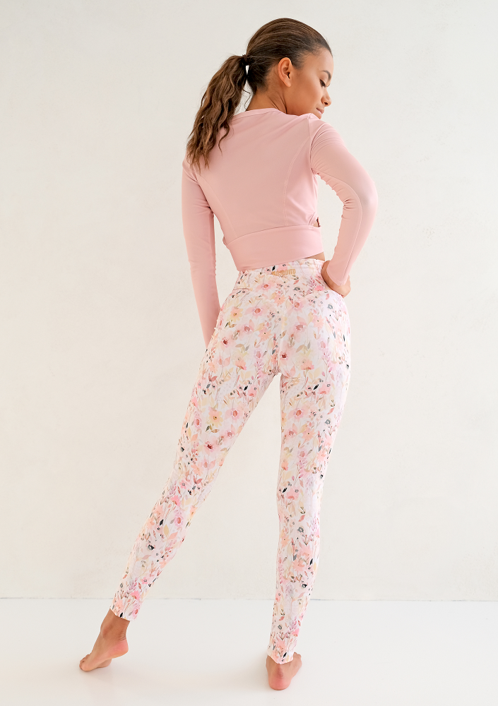 Legging Hi Pure Pink Flower