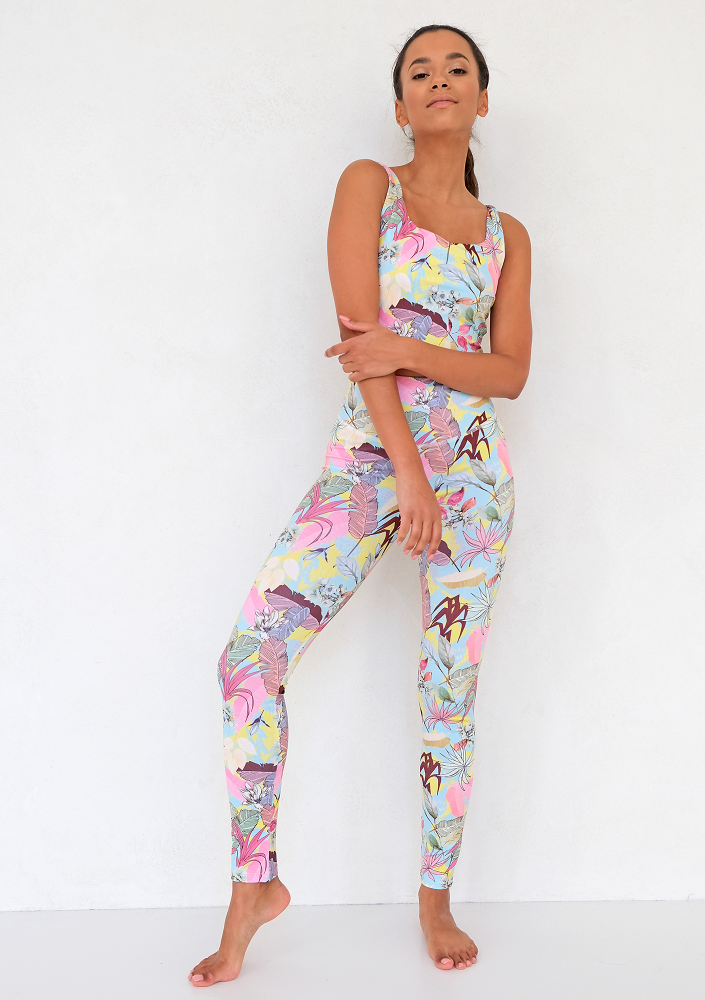 Legginsy Hi Pure Pastel Leaves FL001 ILM