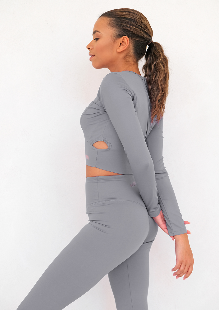 Avy Long Sleeve Grey