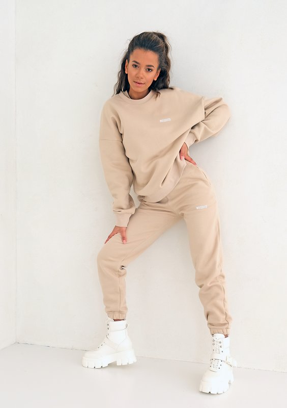 Warm Sand Simple Sweatshirt