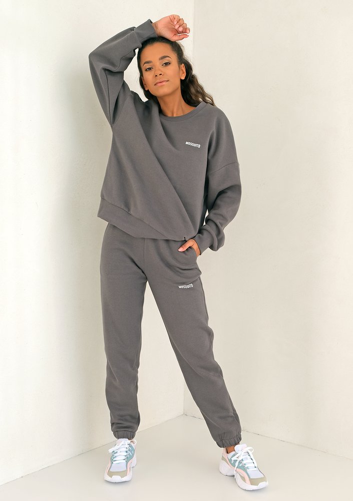 Dark Stone loose fit sweatpants