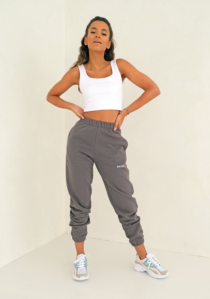 Dark Stone loose fit sweatpants