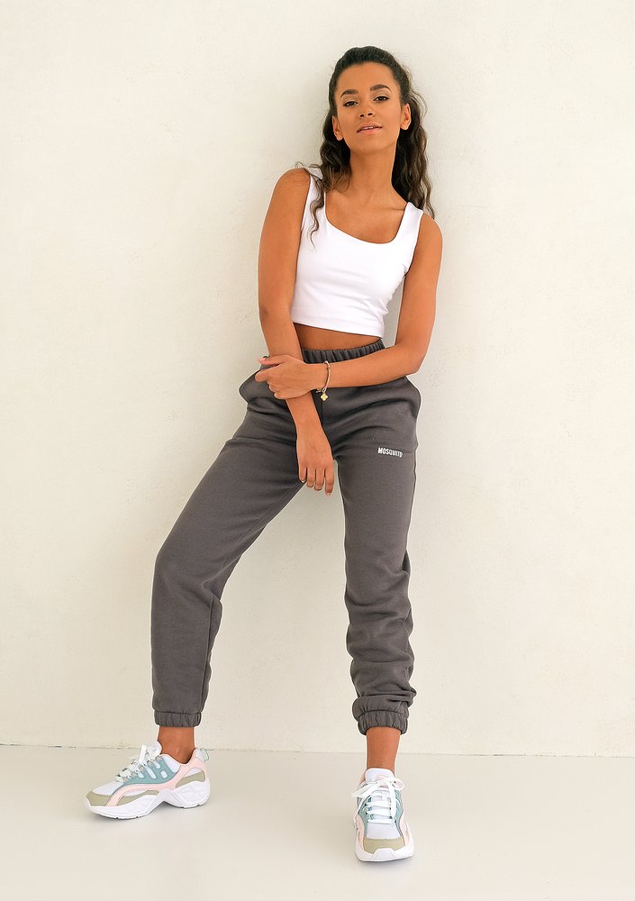 Dark Stone loose fit sweatpants