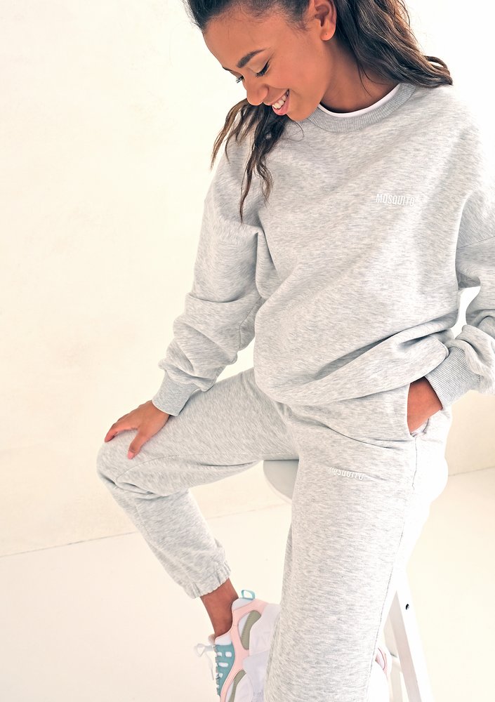 Spa Melange Simple Sweatshirt