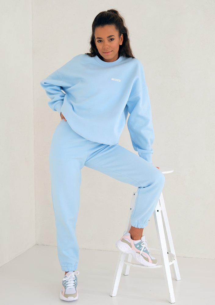 Baby Blue loose fit sweatpants