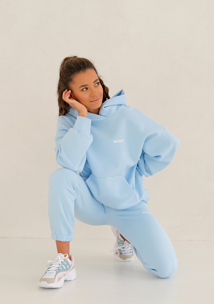 Baby Blue Hoodie Sweatshirt