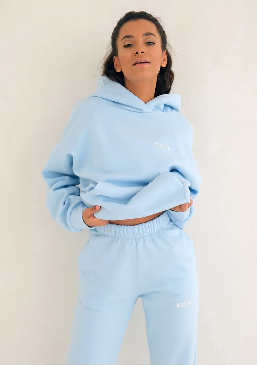Baby Blue Hoodie Sweatshirt