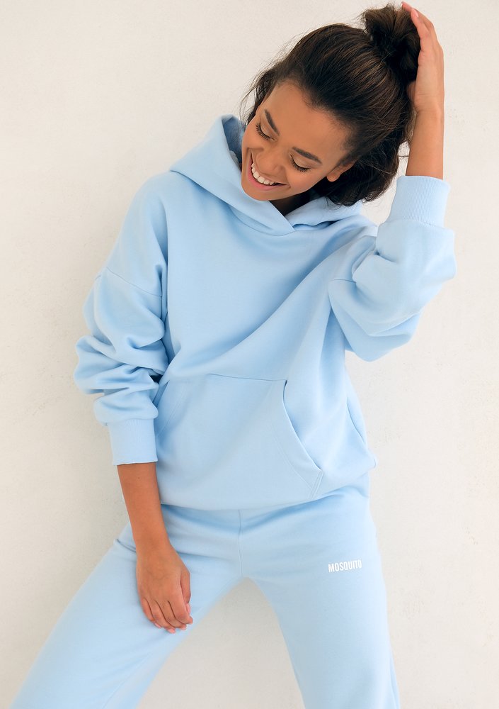 Baby Blue Hoodie Sweatshirt