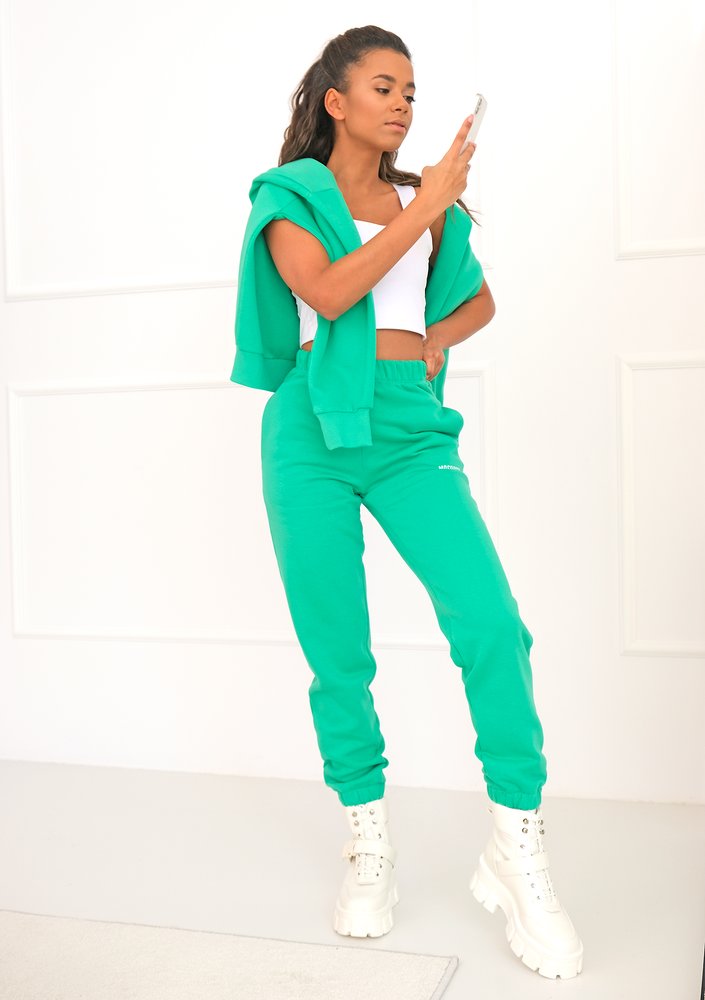 Lush Green loose fit sweatpants