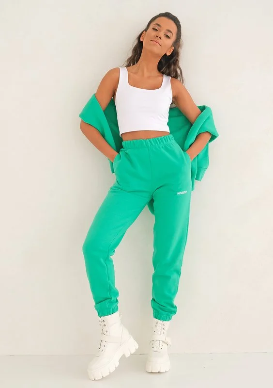 Pure - Spodnie dresowe Lush Green