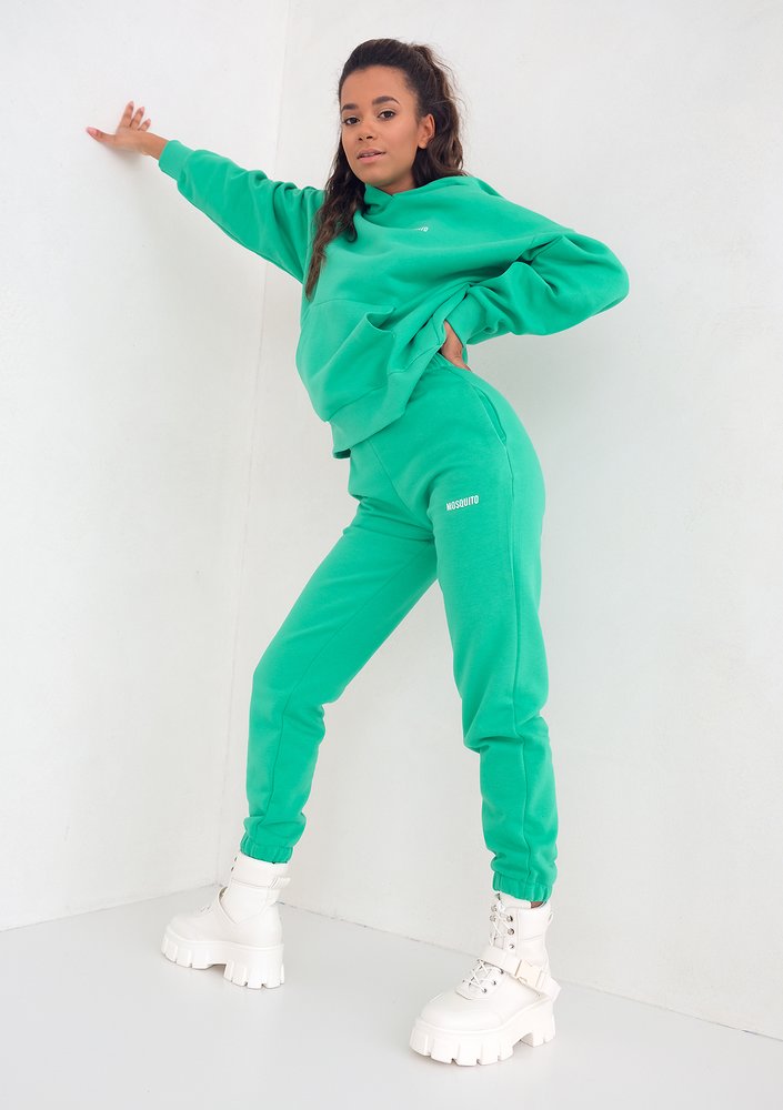 Lush Green Hoodie Sweatshirt