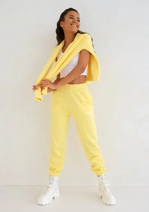 Sour Yellow loose fit sweatpants