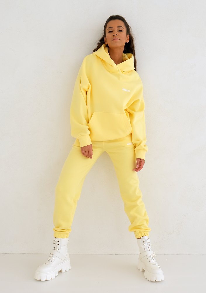 Sour Yellow loose fit sweatpants