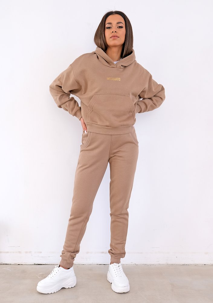 Bluza z kieszenią i kapturem Coffe ILM