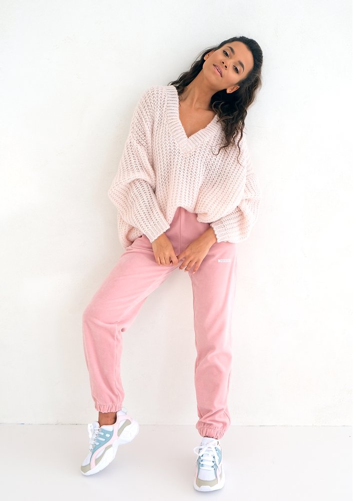 Oversize Powder Pink cardigan