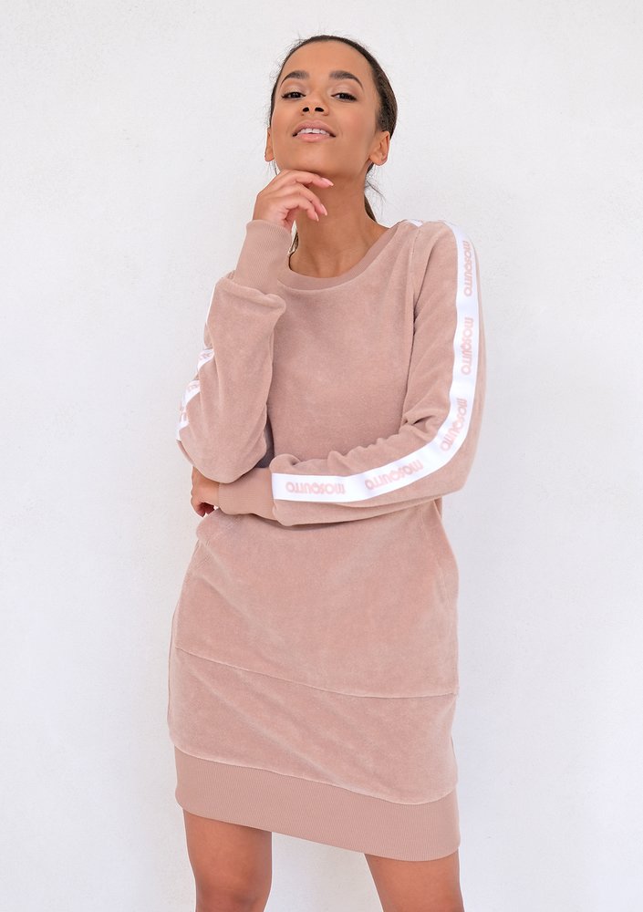 Terry cloth dress Beige