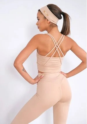 X Back Top Beige ILM