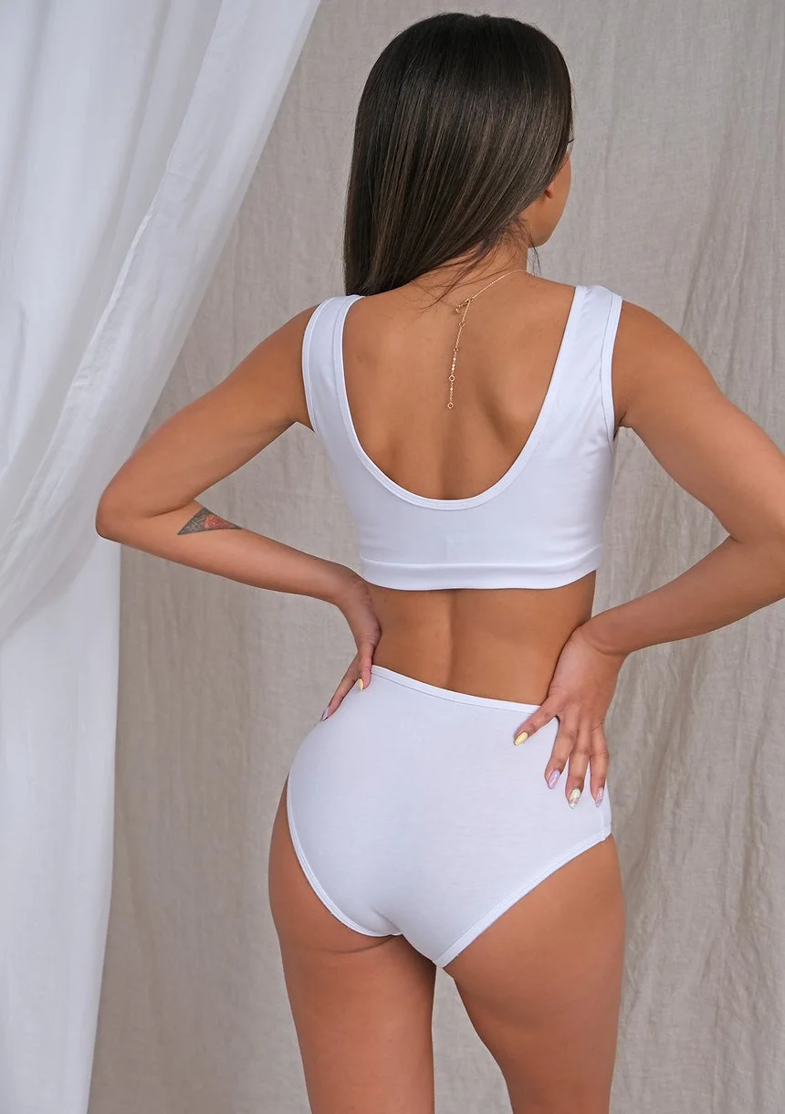 Top natural fit White ILM