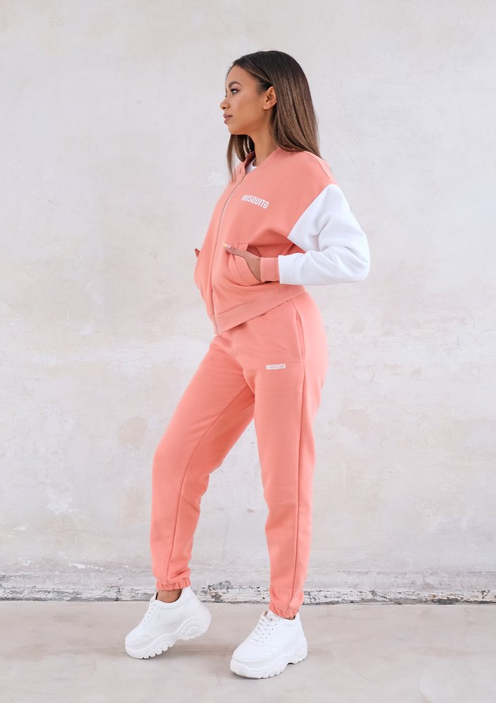 Bomber sweatshirt Coral Blush