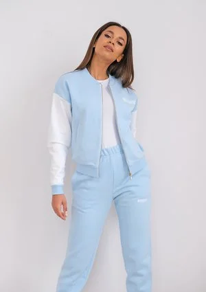 Bomber sweatshirt Baby Blue