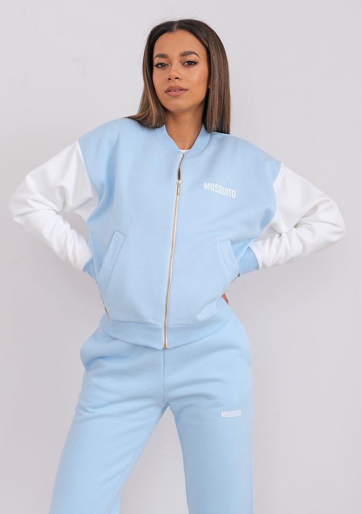 Bomber sweatshirt Baby Blue