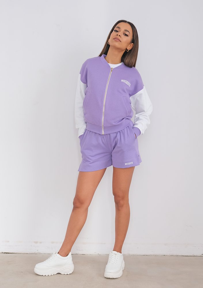 Bomber sweatshirt Grape Fruit