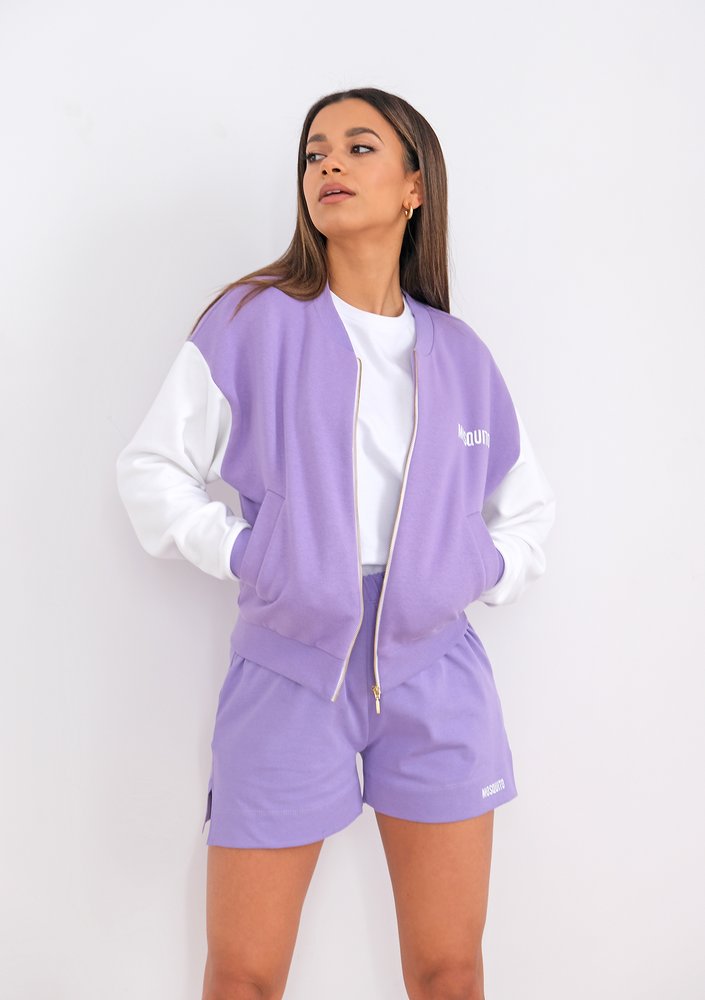 Bomber sweatshirt Grape Fruit