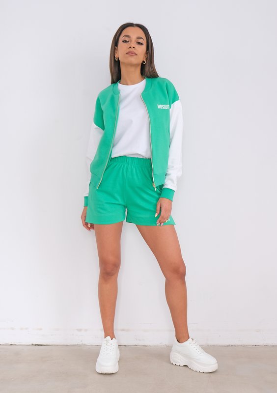 Bomber sweatshirt Lush Green