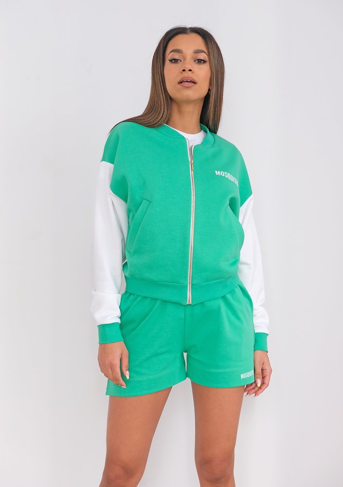 Bomber sweatshirt Lush Green