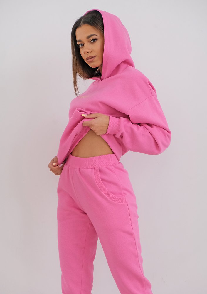 Bluza damska z kieszenią i kapturem Rose Kiss