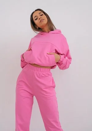 Bluza z kapturem Hot Pink