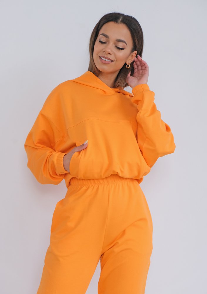Hoodie Orange Peel