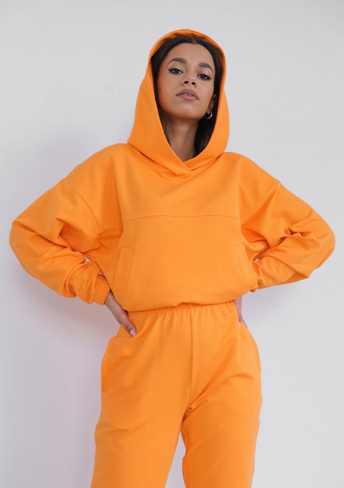 Hoodie Orange Peel