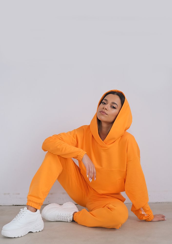 Hoodie Orange Peel