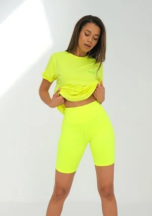 Legging Biker Neon Lime