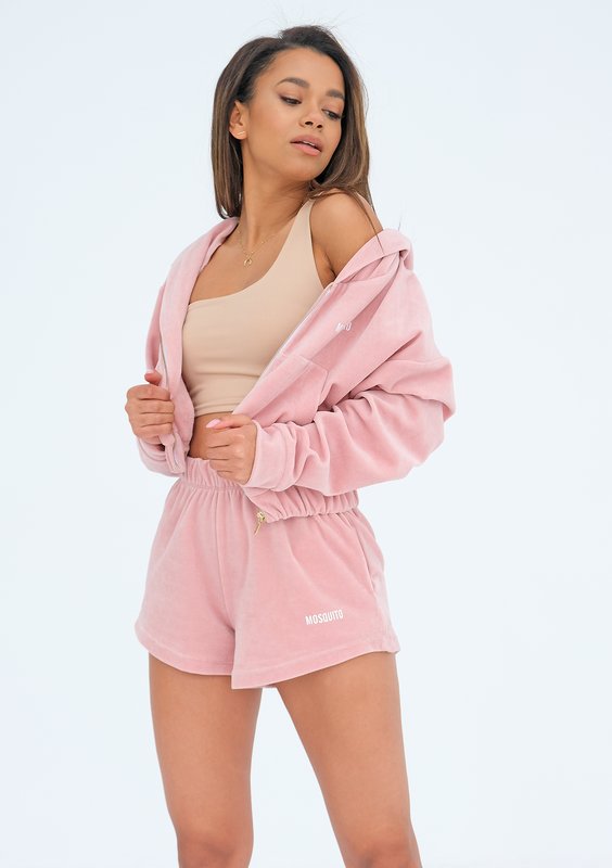 Velvet Shorts Mellow Rose