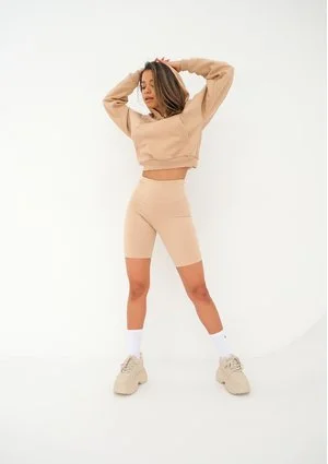 Legginsy Biker Beige ILM