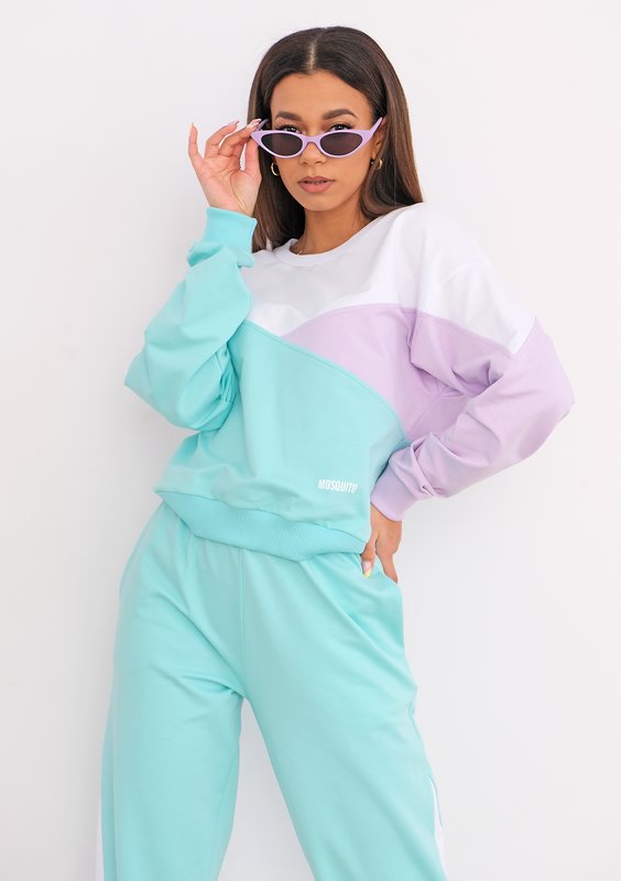Bluza dresowa Pastel Mint ILM