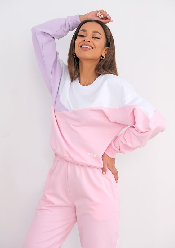Bluza dresowa Pastel Pink ILM