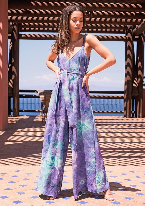 Kombinezon tie dye Blue