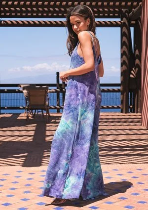 Kombinezon tie dye Blue