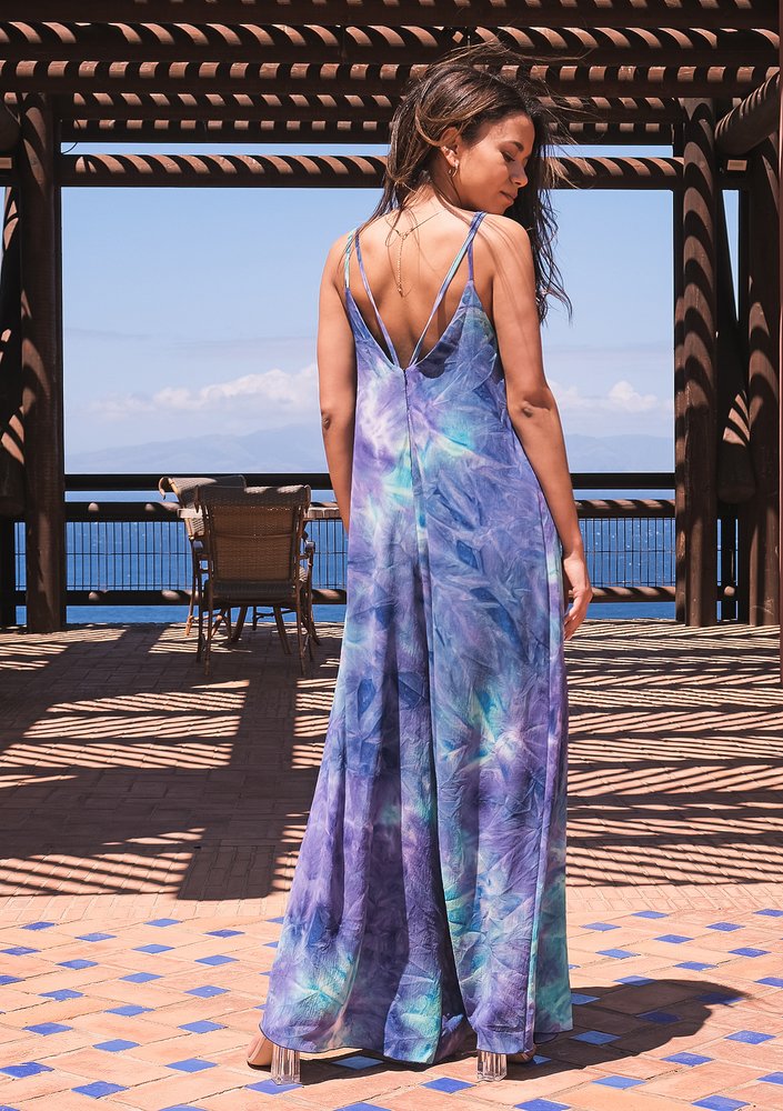 Kombinezon tie dye Blue