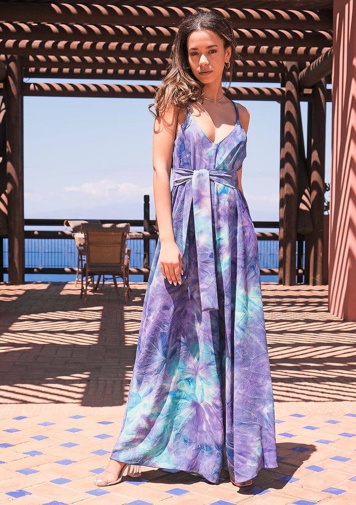 Kombinezon tie dye Blue