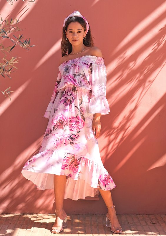 Sukienka midi Peony Bloom