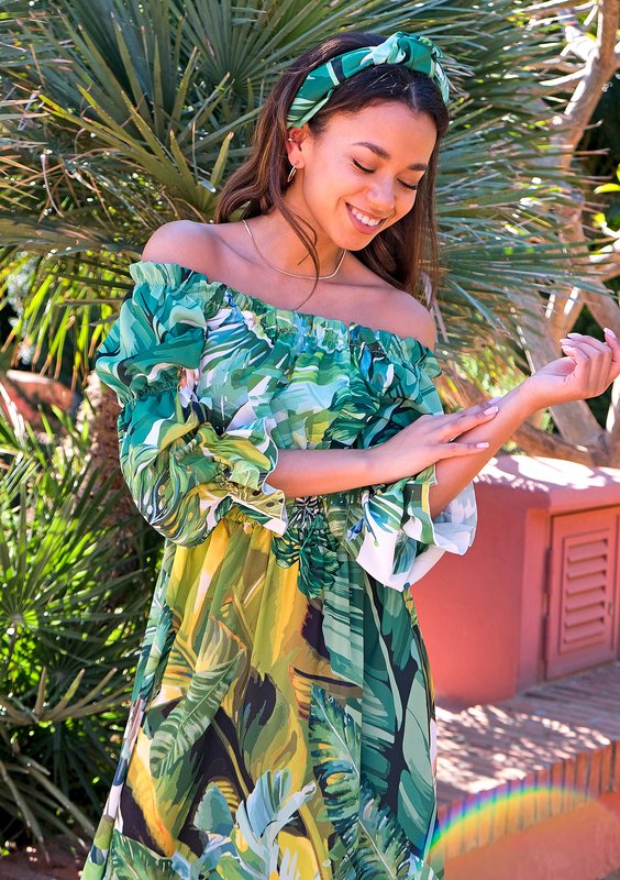 Sukienka maxi Banana Frill