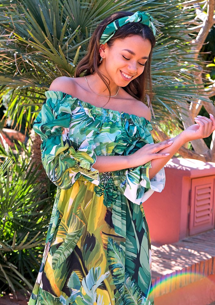 Maxi dress Banana Frill